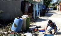 Lực lượng chức năng khám nghiệm vị trí phát hiện nhiều phần cơ thể của nạn nhân