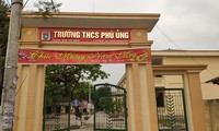 Trường THCS Phù Ủng nơi xảy ra vụ việc.