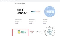 Teky là đại diện duy nhất của Việt Nam được đề cử giải thưởng startup toàn cầu 2020. Ảnh chụp màn hình website ban tổ chức