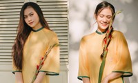 9X xinh đẹp lưu giữ nắng Huế với áo dài vàng rực rỡ