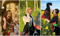 Du học sinh Việt Nam tại Đan Mạch khát khao lan toả nét đẹp trang phục dân tộc Thái đến khắp trời Âu