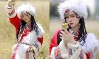 Nàng mẫu ảnh Đắk Lắk gây ‘sốt’ với bộ ảnh ngỡ ở Mông Cổ