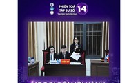‘Phiên toà tập sự số 14’ – Cơ hội để sinh viên Luật thực hành, thực nghiệp