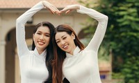 Khi các &apos;nàng Hậu&apos; chào mừng năm học mới, chỉ diện áo dài trắng cũng khiến cộng đồng mạng &apos;xôn xao&apos;