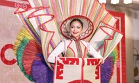 &apos;Nàng Hậu&apos; duy nhất giữ hai vương miện của V-biz diện trang phục dân tộc thế nào mà Vnet &apos;dậy sóng&apos;?