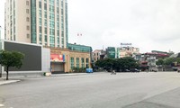 Thành phố Hải Dương vắng lặng ngày đầu giãn cách toàn xã hội