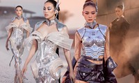 Hoa hậu Tiểu Vy đi catwalk trên mặt nước, Hoa hậu Bảo Ngọc hóa nữ thần chiến binh