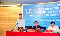 Chủ tịch UBND thành phố Hà Nội chỉ đạo đấu nối ngay nước sạch cho Khu công nghệ cao Hòa Lạc
