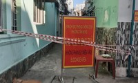 Một điểm tạm phong tỏa do liên quan đến COVID-19 tại TPHCM (ảnh: HCDC)