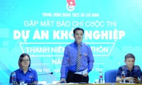 Anh Ngô Văn Cương phát biểu tại chương trình. Ảnh: Dương Triều