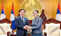 Đoàn đại biểu cấp cao Trung ương Đoàn tiếp kiến Phó Chủ tịch nước Lào 