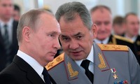 Tổng thống Putin và Bộ trưởng Quốc phòng Nga Sergei Shoigu