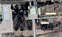 Hình ảnh vệ tinh được chia sẻ bởi một người dùng Twitter cho thấy máy bay không người lái do Trung Quốc sản xuất tại một căn cứ quân sự của Pakistan.