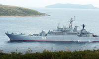 Một tàu vận tải-đổ bộ của hải quân Nga