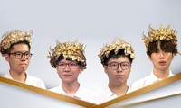 Chân dung 4 "nhà leo núi" trong trận Chung kết Đường lên đỉnh Olympia năm 2021. Ảnh: BTC