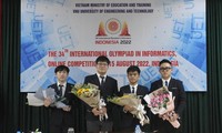 Đội tuyển Olympic Tin học Việt Nam giành 1 Huy chương Vàng và 3 Huy chương Bạc