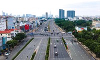 Cận cảnh đường Nguyễn Văn Linh được nâng cấp từ 6 lên 10 làn xe