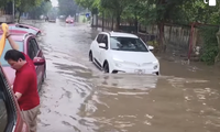 Xe điện Việt Nam trổ tài lội nước sâu