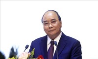 Chủ tịch nước Nguyễn Xuân Phúc phát biểu chỉ đạo hội nghị. Ảnh: Thống Nhất/TTXVN
