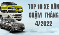 Top 10 ô tô có doanh số thấp nhất trong tháng 4 tại Việt Nam