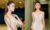 Á hậu Thuỳ Dung quyến rũ lần đầu làm vedette sàn diễn