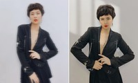 Ngọc Hân &apos;chơi lớn&apos; cắt tóc tém, mặc vest khoe vòng một khiến fans &apos;trầm trồ&apos;