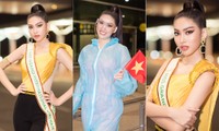 Mặc đồ bảo hộ bay sang Thái Lan thi Miss Grand, Á hậu Ngọc Thảo vẫn xinh đẹp rạng rỡ