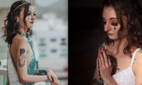 Cô gái xăm kín người gây tranh cãi khi dự thi Hoa hậu tại Brazil