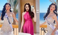 Sau khi phải mặc bikini mua ở chợ, Ái Nhi toả sáng với loạt váy dạ hội cắt xẻ gợi cảm 
