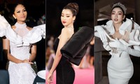 Dàn Hoa hậu Việt lộng lẫy với váy tạo khối 3D: Lương Thùy Linh, H&apos;Hen Niê đẹp tựa &apos;nữ thần băng giá&apos;