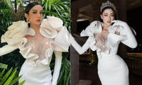 Mặc lại váy 3D của Lương Thùy Linh, Á hậu chuyển giới Lương Mỹ Kỳ khoe nhan sắc lộng lẫy 