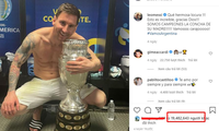 Ảnh Messi khoe body bên cúp Copa có lượt like nhiều nhất lịch sử Instagram mảng thể thao