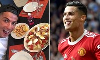 Bữa ăn của Ronaldo khiến đồng đội ở M.U &apos;khiếp sợ&apos;