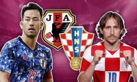 Xem trực tiếp World Cup 2022 Nhật Bản vs Croatia, 22h00 ngày 5/12 trên kênh nào của VTV? 