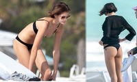 Con gái siêu mẫu của Cindy Crawford khoe dáng thon nuột với bikini