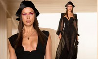 Siêu mẫu Nga Irina Shayk đẹp như nữ thần trên đường băng của Versace