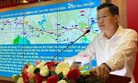 Phó Giám đốc Sở GTVT Khánh Hoà thông tin về dự án cao tốc Khánh Hoà - Buôn Ma Thuột. Ảnh CÔNG HOAN.