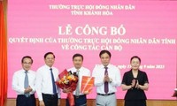 Khánh Hòa công bố quyết định về công tác cán bộ