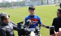 Xuân Trường chia sẻ muốn được trải nghiệm chơi bóng tại Thai-League, sau thời gian không thành công tại K-League. Ảnh: VSI.