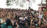 Cướp phết Hiền Quan năm 2019 phải dừng tổ chức vì lo vỡ trận. Ảnh: HÀ THƯ