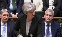 Thủ tướng Anh Theresa May trong phiên họp Quốc hội về vấn đề Brexit