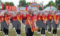 Sôi nổi tưng bừng màn duyệt Nghi thức đẹp mắt của thiếu niên Nghệ An 