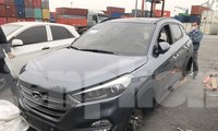 Tịch thu 9 ô tô Hàn Quốc quá cảnh Hải Phòng ‘dính’ lỗi nặng 