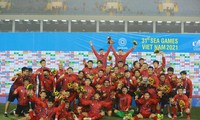 Sau SEA Games 31, các cầu thủ U23 Việt Nam lại bắt tay vào chiến dịch VCK U23 châu Á cùng tân HLV Gong Oh-kyun. Ảnh: Như Ý