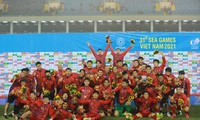 HCV tại SEA Games 31 sẽ là điểm tựa cho bước phát triển mới của bóng đá Việt Nam. Ảnh: Như Ý 