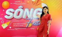 Á hậu Phương Nga lan tỏa xu hướng tiêu dùng thẻ văn minh tại “Ngày thẻ Việt Nam 2020-Sóng Festival”. Ảnh: MẠNH THẮNG 