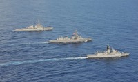 Hải quân Mỹ, Nhật và Australia tập trận chung trên Biển Đông ngày 19-20 tháng 10 năm 2020