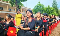 Hình ảnh ngày khai giảng ở ngôi trường nhiều học sinh dân tộc thiểu số nhất tỉnh Đắk Lắk
