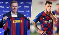 Lời nói của Koeman càng đẩy Messi rời xa Barca.