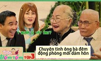 Ông 90 và bà 85 tuổi lên show &apos;Tình trăm năm&apos;, dí dỏm kể chuyện đêm tân hôn &apos;mắc cỡ&apos; 